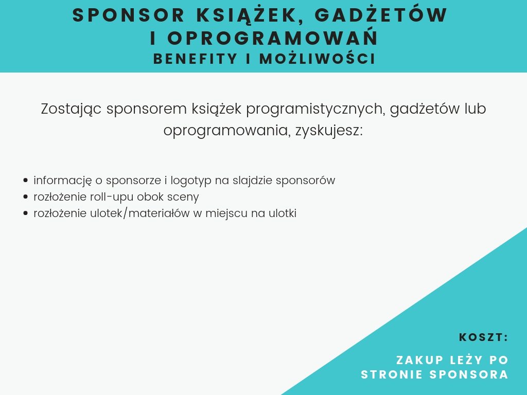 Koduj w Płocku - oferta sponsorska